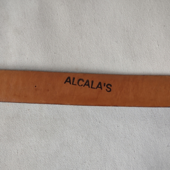 Alcala's Los Altos Boots Black Alligator Caiman 1 1/8" Belt Gator Buckle 30-36.5 - Picture 8 of 15